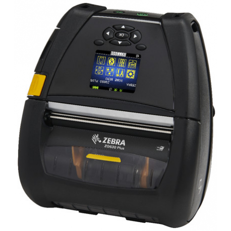 DT Printer ZQ630 Plus_ English fonts,Dual 802.11AC / BT4.x, Linered platen, 0.75_ core, Group 0, Belt clip - 0