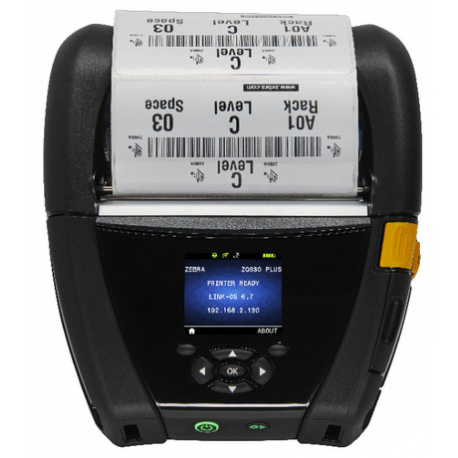DT Printer ZQ630 Plus_ English fonts,Dual 802.11AC / BT4.x, Linered platen, 0.75_ core, Group 0, Belt clip - 2