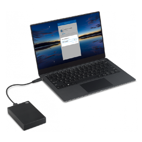 Seagate One Touch STKY2000400 - Hard drive - 2 TB - external (portable) - USB 3.0 - black - with Seagate Rescue Data Recovery - 7