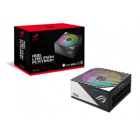 ASUS ROG Loki SFX-L Platinum - Power supply (internal) - ATX 3.0  /  SFX-L - 80 PLUS Platinum - AC 100-240 V - 750 Watt - 21
