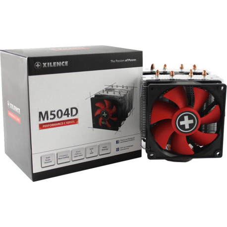 Xilence Performance C Series M504D - Processor cooler - (for: LGA1156, AM2, AM2+, AM3, LGA1155, AM3+, LGA2011, FM1, FM2, LGA1150, FM2+, LGA1151, AM4) - 92 mm - 3