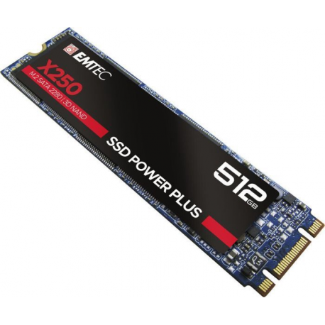 EMTEC SSD Power Plus X250 - SSD - 512 GB - internal - M.2 2280 - SATA 6Gb / s - 1