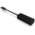ICY BOX IB-LAN100-C3 - Network adapter - USB-C 3.0 - Gigabit Ethernet x 1 - black