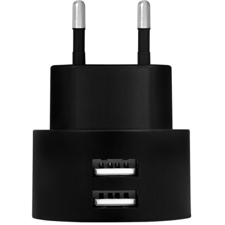LogiLink 2-Port USB Wall Charger - Power adapter - 10.5 Watt - 2.1 A - 2 output connectors (USB) - Europe - 2