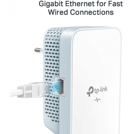 TP-Link TL-WPA1000 KIT V1 - Powerline adapter kit 1GbE, HomePlug AV (HPAV), HomePlug AV (HPAV) 2.0, IEEE 1901 - Wi-Fi 5 - Dual Band - wall-pluggable - 2