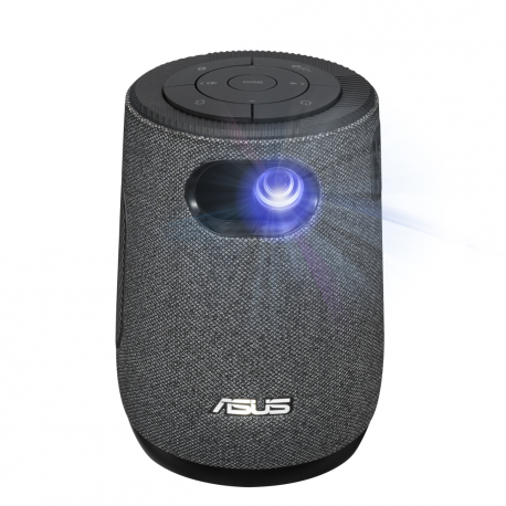 ASUS ZenBeam Latte L1 - DLP projector - LED - 300 lumens - 1280 x 720 - 16:9 - 720p - short-throw fixed lens - Wi-Fi  /  Bluetooth - grey, black - 14