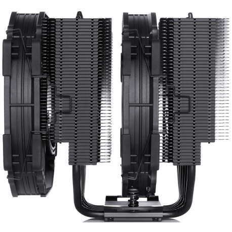 Noctua NH-D15 - Processor cooler - (for: LGA1156, AM2, AM2+, AM3, LGA1155, AM3+, LGA2011, FM2, LGA1150, FM2+, LGA1151, LGA2011-3 (Square ILM), AM4, LGA2066, LGA1200) - aluminium with copper base - 140 mm - chromax.black - 2