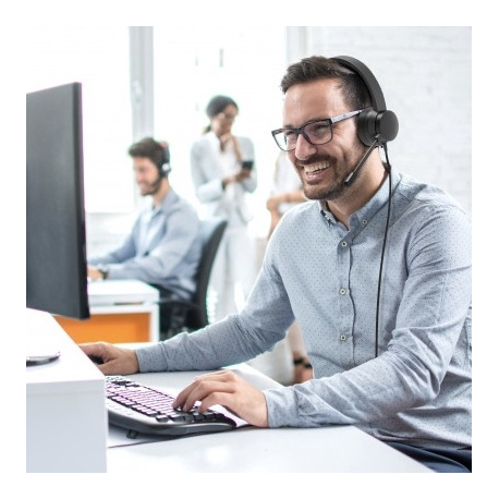 PORT Connect - Headset - on-ear - wired - USB-A - 5