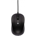 ASUS MU101C Blue Ray Silent - Mouse - right and left-handed - optical - 3 buttons - wired - USB - black