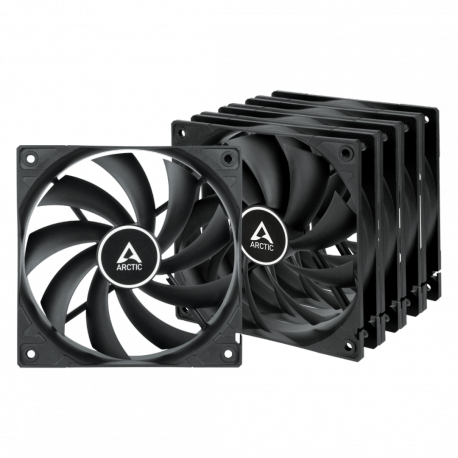 ARCTIC F12 - Rev 3 - case fan - 120 mm - black (pack of 5) - 5