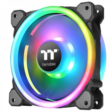 Thermaltake Riing Trio 12 LED RGB Radiator Fan TT Premium Edition - Case fan - 120 mm (pack of 3) - 5