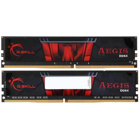 G.Skill AEGIS - DDR4 - kit - 32 GB: 2 x 16 GB - DIMM 288-pin - 2400 MHz  /  PC4-19200 - CL17 - 1.2 V - unbuffered - non-ECC - 0