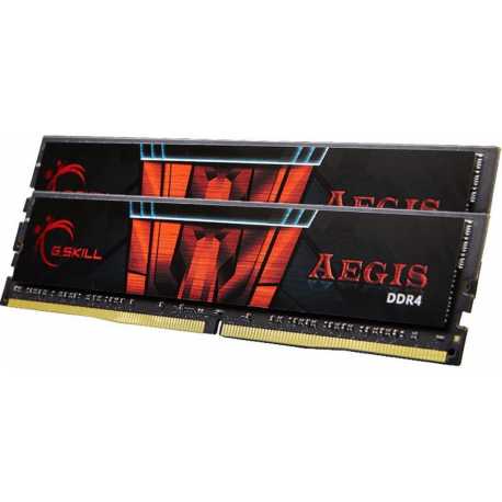 G.Skill AEGIS - DDR4 - kit - 32 GB: 2 x 16 GB - DIMM 288-pin - 2400 MHz  /  PC4-19200 - CL17 - 1.2 V - unbuffered - non-ECC - 1
