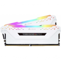 CORSAIR Vengeance RGB PRO - DDR4 - kit - 32 GB: 2 x 16 GB - DIMM 288-pin - 3200 MHz  /  PC4-25600 - CL16 - 1.35 V - unbuffered - non-ECC - white
