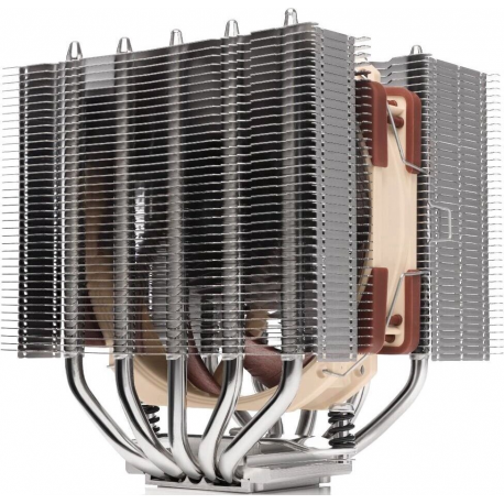 Noctua NH-D12L - Processor cooler - (for: LGA1156, LGA1155, LGA2011, LGA1150, LGA1151, LGA2011-3 (Square ILM), AM4, LGA2066, LGA1200, LGA2011-0, LGA1700, AM5) - copper base and heatpipes with aluminium cooling fins - 120 mm - 0