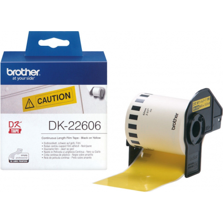 Brother DK-22606 - Yellow - Roll (6.2 cm x 15.2 m) film - for Brother QL-1050, 1060, 1110, 500, 550, 560, 570, 580, 600, 650, 700, 710, 720, 820 - 1