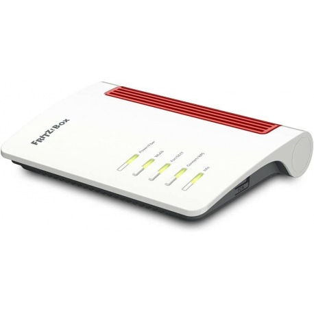 AVM FRITZ!Box 5530 Fiber - Wireless router - GPON terminal / voice card - 3-port switch - GigE, 2.5 GigE, GPON, XGS-PON, AON - 802.11a/b/g/n/ac/ax - Dual Band - VoIP phone adapter (DECT) - 0