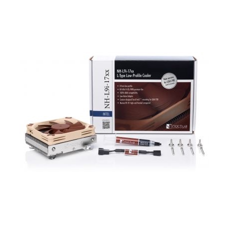 Noctua NH-L9i - Processor cooler - (for: LGA1700) - aluminum with nickel plated copper base - 92 mm - 5