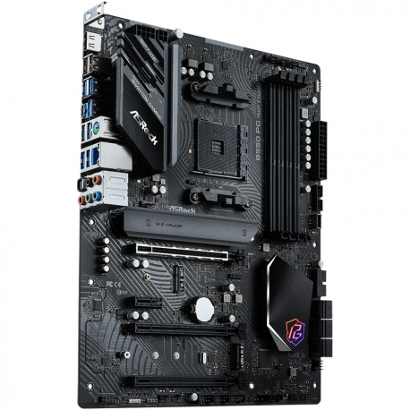 ASRock B550 PG Riptide - Motherboard - ATX - Socket AM4 - AMD B550 Chipset - USB-C Gen2, USB 3.2 Gen 1, USB 3.2 Gen 2 - 2.5 Gigabit LAN - onboard graphics (CPU required) - HD Audio (8-channel) - 2