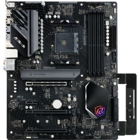 ASRock B550 PG Riptide - Motherboard - ATX - Socket AM4 - AMD B550 Chipset - USB-C Gen2, USB 3.2 Gen 1, USB 3.2 Gen 2 - 2.5 Gigabit LAN - onboard graphics (CPU required) - HD Audio (8-channel) - 3
