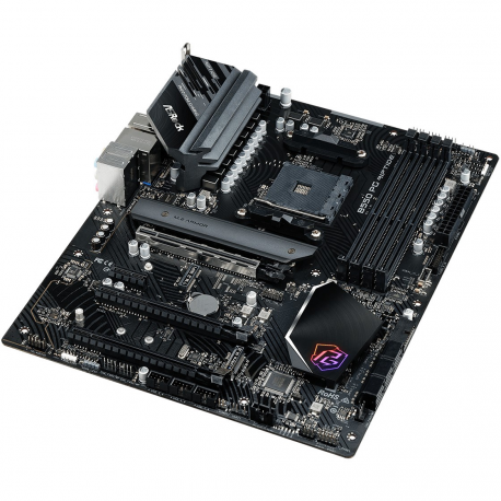 ASRock B550 PG Riptide - Motherboard - ATX - Socket AM4 - AMD B550 Chipset - USB-C Gen2, USB 3.2 Gen 1, USB 3.2 Gen 2 - 2.5 Gigabit LAN - onboard graphics (CPU required) - HD Audio (8-channel) - 4