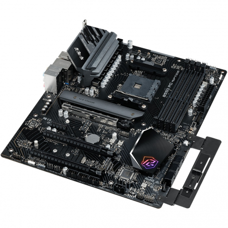 ASRock B550 PG Riptide - Motherboard - ATX - Socket AM4 - AMD B550 Chipset - USB-C Gen2, USB 3.2 Gen 1, USB 3.2 Gen 2 - 2.5 Gigabit LAN - onboard graphics (CPU required) - HD Audio (8-channel) - 5