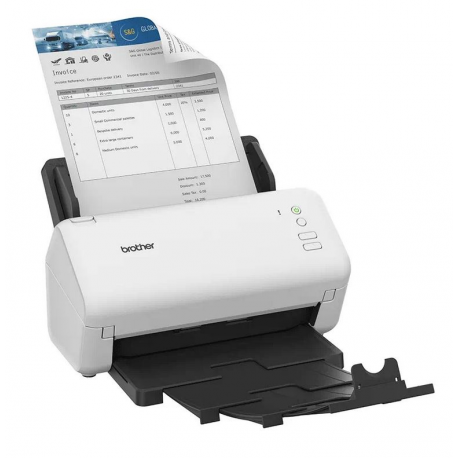 Brother ADS-4100 - Document scanner - Dual CIS - Duplex - A4 - 600 dpi x 600 dpi - up to 35 ppm (mono) / up to 35 ppm (colour) - ADF (60 sheets) - up to 5250 scans per day - USB 3.0, USB 2.0 (Host) - 0