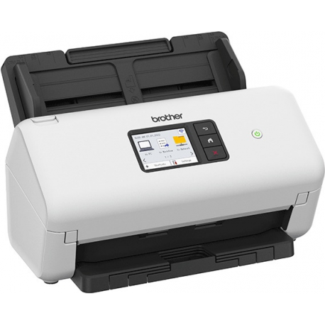 Brother ADS-4500W - Document scanner - Dual CIS - Duplex - A4 - 600 dpi x 600 dpi - up to 35 ppm (mono) / up to 35 ppm (colour) - ADF (60 sheets) - up to 5250 scans per day - USB 3.0, Gigabit LAN, Wi-Fi(n), USB 2.0 (Host) - 1