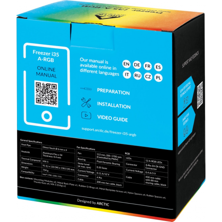 Freezer I35 Rgb - Tower Cpu