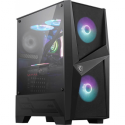MSI MAG Forge 100R - Tower - ATX - windowed side panel (tempered glass) - no power supply (ATX) - USB / Audio
