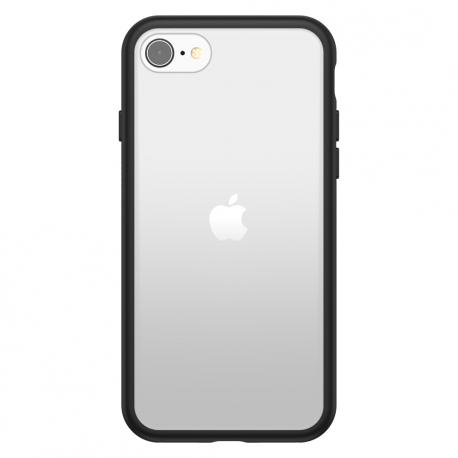 OtterBox React Series - Back cover for mobile phone - black crystal - ultra-slim design - for Apple iPhone 7, 8, SE (2nd generation), SE (3rd generation) - 0