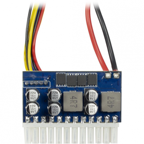 Inter-Tech - Power cable - DC jack, 20 pin ATX to 4 PIN internal power, SATA power, 4 pin internal power (12V) - 2
