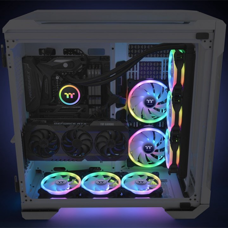 Thermaltake SWAFAN 12 RGB - Case fan - 120 mm (pack of 3) - 4