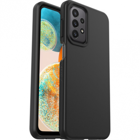 OtterBox React Series - Back cover for mobile phone - polycarbonate, synthetic rubber - black - for Samsung Galaxy A23 5G - 5