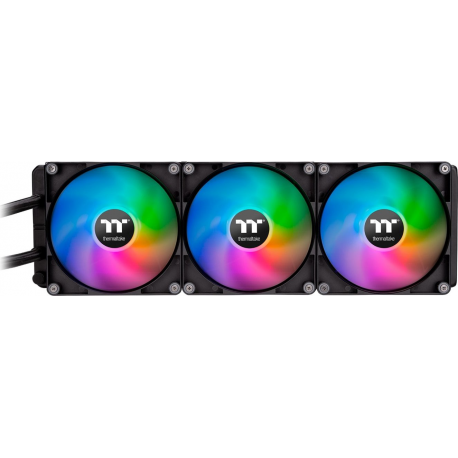 Thermaltake TH420 ARGB Sync - Snow Edition - processor liquid cooling system - (for: LGA1156, AM2, AM2+, AM3, LGA1155, AM3+, LGA2011, FM1, FM2, LGA1150, LGA2011-3, LGA1151, AM4, LGA2066, LGA1200, LGA1700, AM5) - 140 mm - black - 1