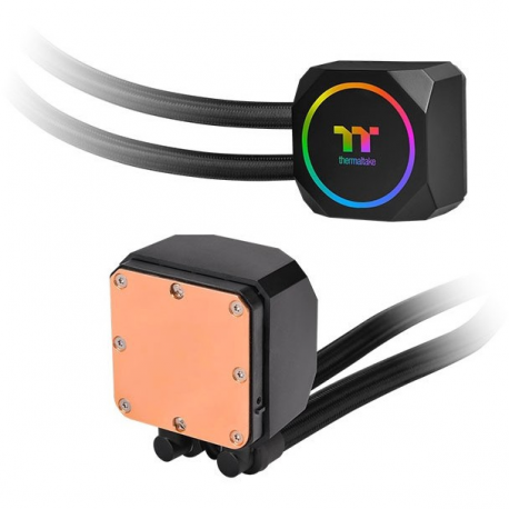 Thermaltake TH420 ARGB Sync - Snow Edition - processor liquid cooling system - (for: LGA1156, AM2, AM2+, AM3, LGA1155, AM3+, LGA2011, FM1, FM2, LGA1150, LGA2011-3, LGA1151, AM4, LGA2066, LGA1200, LGA1700, AM5) - 140 mm - black - 3