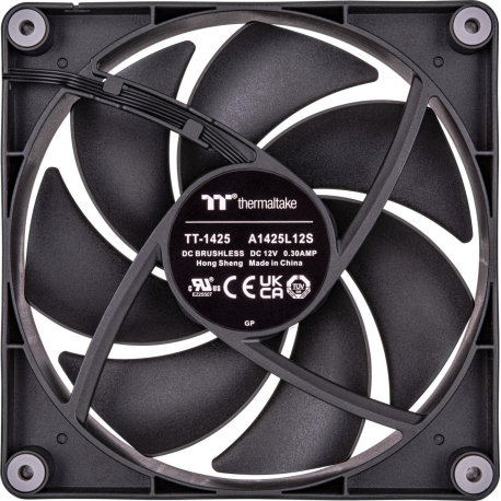 Thermaltake CT140 - Case fan - 140 mm - black (pack of 2) - 1