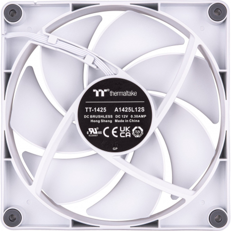Thermaltake CT140 - Case fan - 140 mm - white (pack of 2) - 1