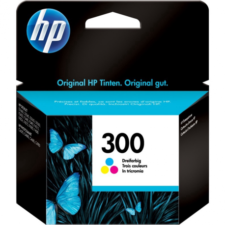 HP 300 - 4 ml - colour (cyan, magenta, yellow) - original - ink cartridge - for Deskjet F2430, F2483, F2488, F4213, F4435; Envy 100 D410, 11X D411, 120; Photosmart C4685 - 0