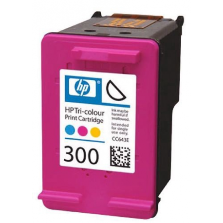 HP 300 - 4 ml - colour (cyan, magenta, yellow) - original - ink cartridge - for Deskjet F2430, F2483, F2488, F4213, F4435; Envy 100 D410, 11X D411, 120; Photosmart C4685 - 2