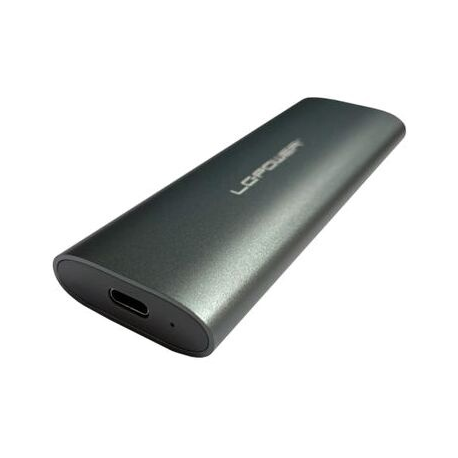 LC Power LC-M2-C-MULTI-2 - Storage enclosure - M.2 - M.2 Card (PCIe NVMe & SATA) - USB 3.2 (Gen 2) - anthracite - 0