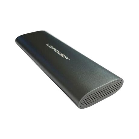 LC Power LC-M2-C-MULTI-2 - Storage enclosure - M.2 - M.2 Card (PCIe NVMe & SATA) - USB 3.2 (Gen 2) - anthracite - 1