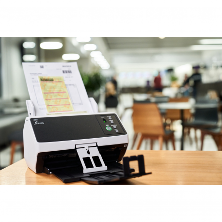 Fujitsu fi-8150 - Document scanner - Dual CIS - Duplex - 216 x 355.6 mm - 600 dpi x 600 dpi - up to 50 ppm (mono)  /  up to 50 ppm (colour) - ADF (100 sheets) - up to 8000 scans per day - Gigabit LAN, USB 3.2 Gen 1 - 10