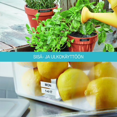 DYMO D1 - Self-adhesive - black on orange - Roll (1.2 cm x 3 m) 1 cassette(s) label tape - for LabelMANAGER 100, 150, 160, 200, 210, 220, 260, 280, 300, 360, 420, 450; MobileLabeler - 7