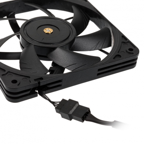 Noctua chromax NF-A12x15 PWM.black.swap - Case fan - 120 mm - black - 4