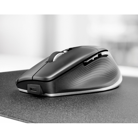 3Dconnexion CadMouse Pro Wireless - Mouse - ergonomic - 7 buttons - wireless - Bluetooth, 2.4 GHz - USB wireless receiver - 1