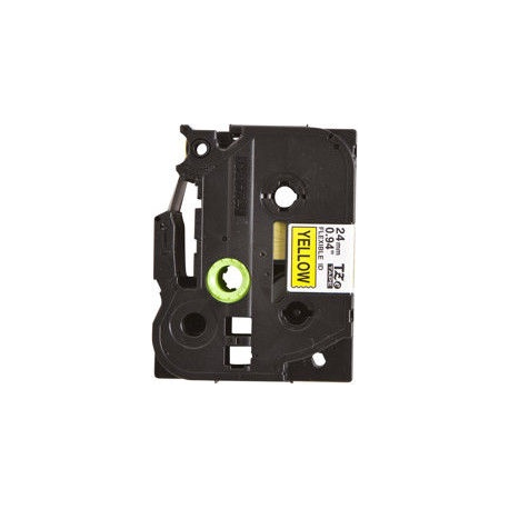 Brother TZFX651 - Black on yellow - Roll (2.4 cm) printer tape - for Brother PT-D600; P-Touch PT-3600, D610, D800, E550, P750, P900, P950; P-Touch EDGE PT-P750 - 0