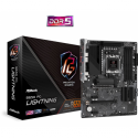 ASRock B650 PG Lightning - Motherboard - ATX - Socket AM5 - AMD B650 Chipset - USB 3.2 Gen 1, USB-C 3.2 Gen2, USB-C 3.2 Gen 2x2 - 2.5 Gigabit LAN - onboard graphics (CPU required) - HD Audio (8-channel)