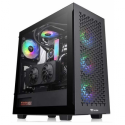 Thermaltake V Series V350 TG ARGB Air - Mid tower - ATX - windowed side panel (tempered glass) - no power supply (PS2) - black - USB / Audio