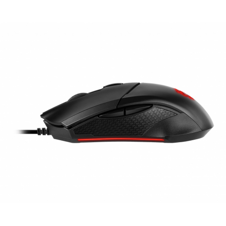 MSI Clutch GM08 - Mouse - right and left-handed - optical - 6 buttons - wired - USB - black - 4